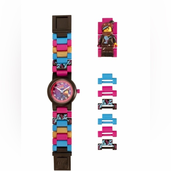 LEGO Movie 2 Wyldstyle Kids Buildable Watch Minifigure Pink - Picture 4 of 5